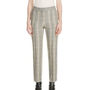 Maje Check Crop Pants
